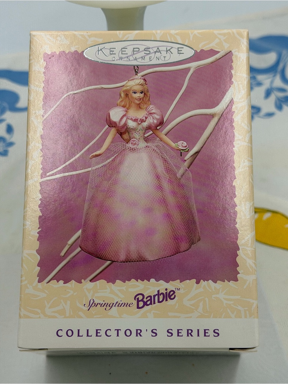 Barbie Springtime Keepsake Ornament - Pink and Cream